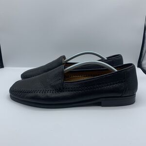 Magnanni Black Leather Loafers 7944 Shoes Size 11 M